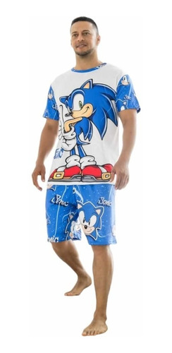 Hermosas Pijamas De Sonic Para La Familia - Hombre