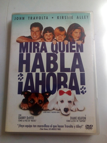 Dvd Mira Quién Habla Ahora John Travolta Buen Estado