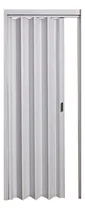 Comprar Puerta Plegadiza Reforzada Blanca Pvc 10mm Acordeon 0,85x2m