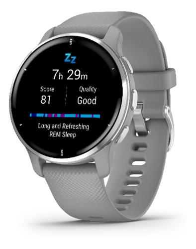 Reloj Smartwatch Venu 2 Plus Garmin Responder Llamadas Music Color del bisel Gris