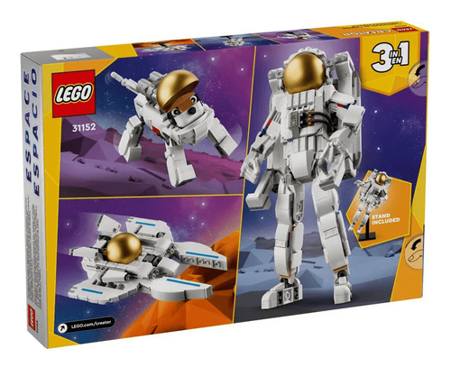 Lego Creator 3 Em 1 Astronauta Espacial 31152 Com 647 Peças