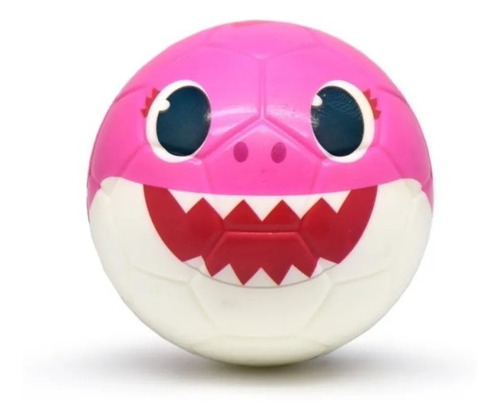 Imagen 2 de 5 de Pelota Baby Shark Goma Super Soft Foam Blanda Bebé Tiburón