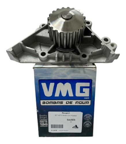 Bomba De Agua Vmg P/ Peugeot 307 2.0 16v 6 Agujeros Ew10a