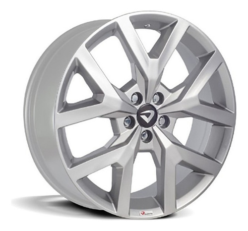 Kit 4 Rodas Aro 18x6 Vw Amarok Highline Volcano 5x100 Prata