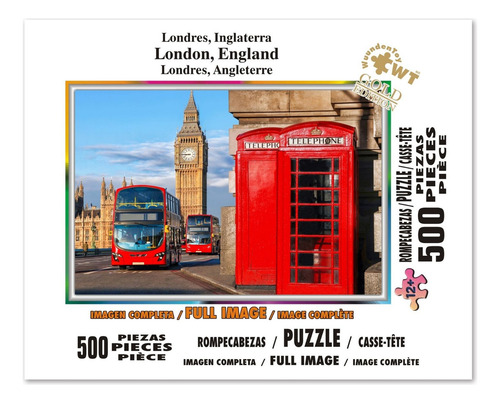 Rompecabezas Wuundentoy Gold Edition 500 Pzs, Londres Inglaterra