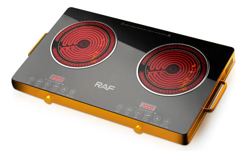 Cocinilla Infrarroja Encimera 2 Platos Eléctrica Raf R.8088