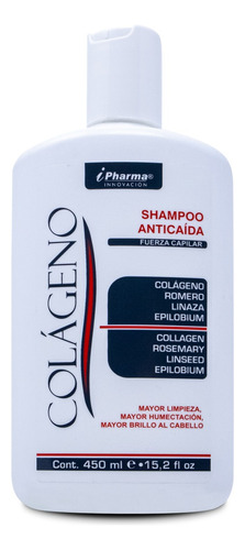 Colageno Shampoo Anticaida Frasco Con 450 Ml Pharma