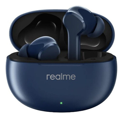 Audífonos In-ear Inalámbricos Realme Buds T100 Azul Color de la luz Verde