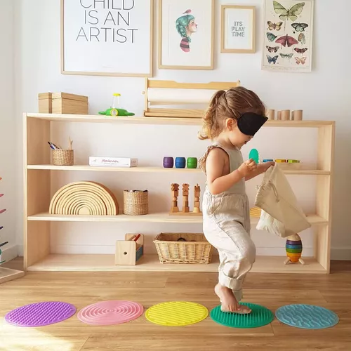 Estantería Montessori para niños estante multiusos, soporte para juguetes  Blanco
