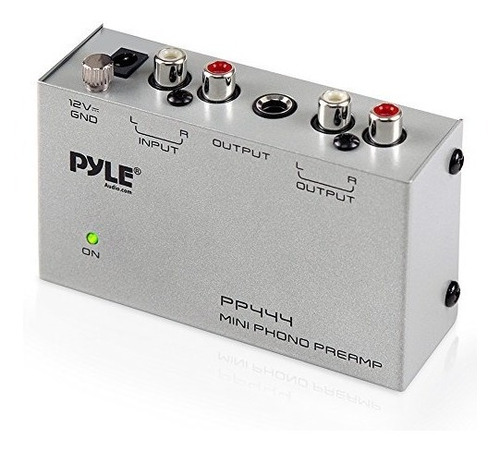 Pyle Phono Tocadiscos Preamplificador Mini Electronic Audio 