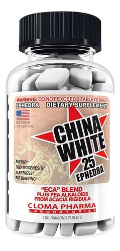 China White 100 Servicios Quemador De Grasa Usa