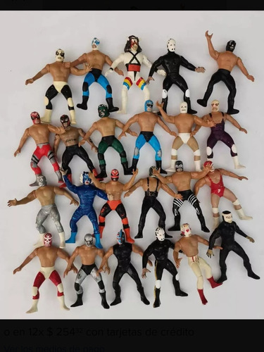 Wwe Luchadores Cmll Vintage 90s Colección Toy Lote