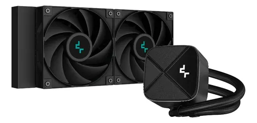 Cooler Líquido Ls520s Zero Dark Bomba 240mm Preto Deepcool