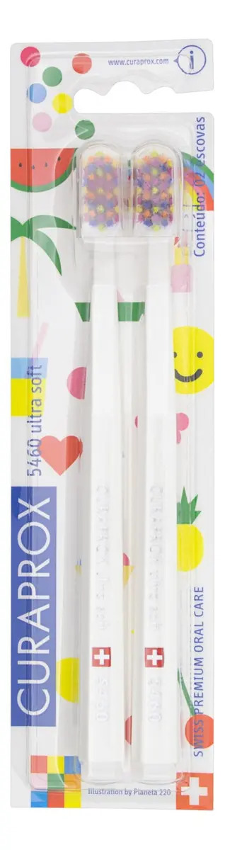 Escova Dental Ultramacia Curaprox 2 Unidades Cores Sortidas