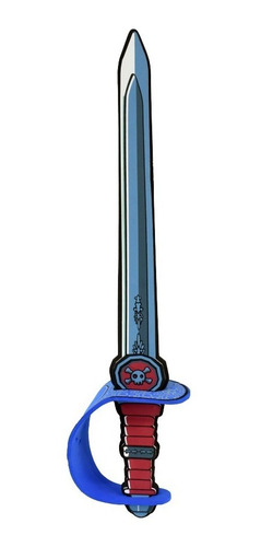Imagen 1 de 4 de Espada De Pirata Goma Eva Soft Con Proteccion Infantil Ed