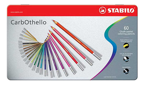 Lapiz Carbothello Tiza Pastel Stabilo Lata X 60 Largos