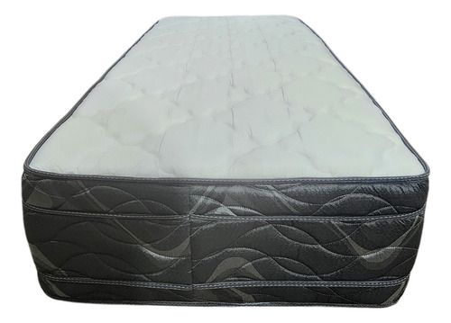 Colchon Alta Densidad Ayfa Privilege 90x190x33 Espuma 130kg Color Negro