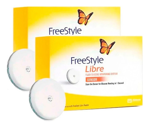 Sensor Freestyle Libre X 2 Parches Pack Combo X 2 Unidades