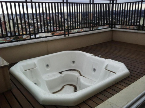 Imagem 6 de 26 de Cobertura Duplex À Venda, 265 M², 3 Suítes, Piscina E 5 Vagas. Vila Pires, Santo André. - Co0010 - 67854636