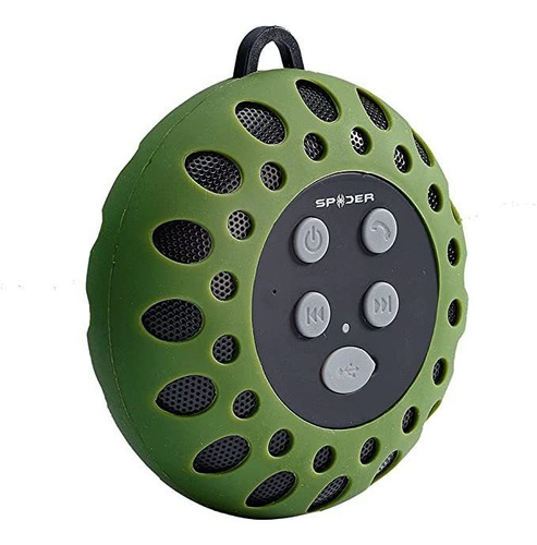 Spider Impermeable Altavoz Bluetooth Bt803, Verde),