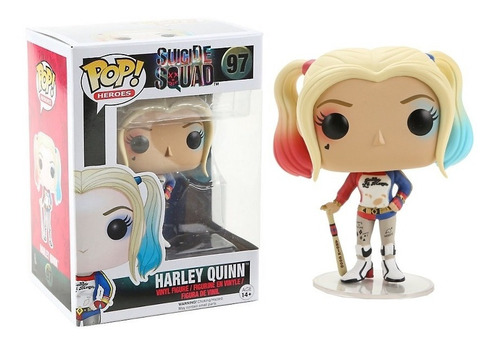 Funko Pop Harley Quinn Suicide Squad Dc Comics Con Bate