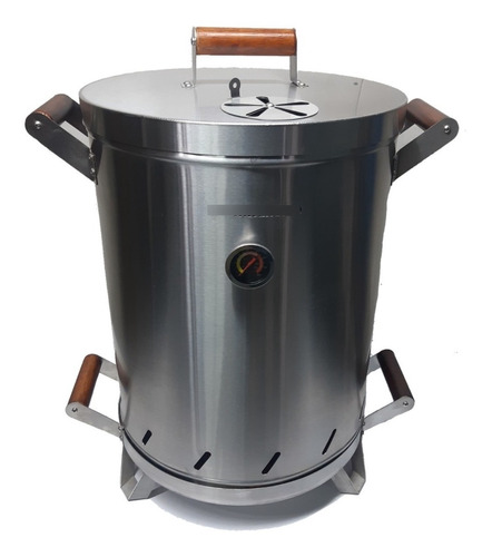 Asador De Barril Itaho 15 Libras Acero Inoxidable