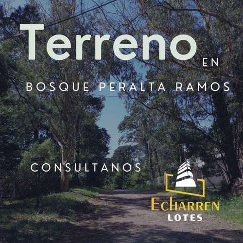 Venta Lote Bosque Peralta Ramos Mar Del Plata