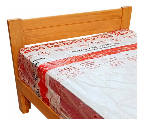 Cama Plaza Y Media,madera Capirona,modelo Nipon Iii