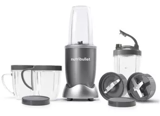 Nutribullet Licuadora Individual 600w Gris Extractora Moledo