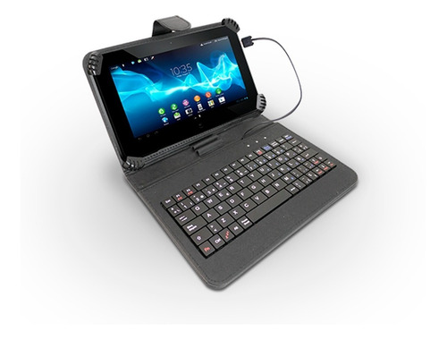 Funda Con Teclado Nisuta Para Tablet 7-8 Con Ñ usb Nsfute78