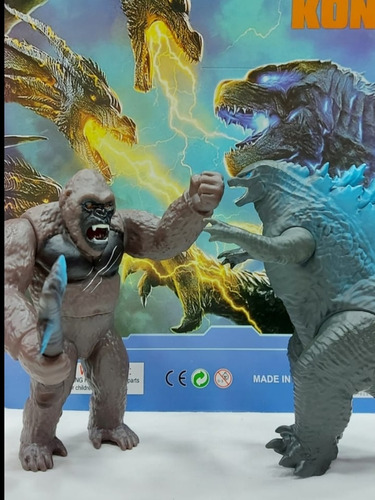 Muñecos Godzilla Vs King Kong X2 Envio Gratis 