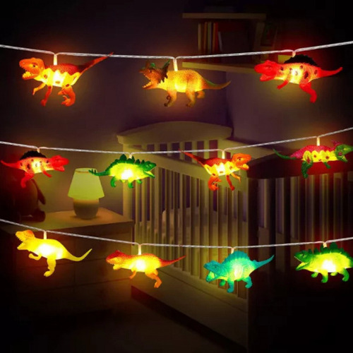 Cadena De Luces Led Para Mc Con Diseño De Dinosaurio Para