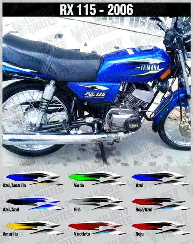 Kit Completo De Calcomanías Yamaha Rx 115-2006