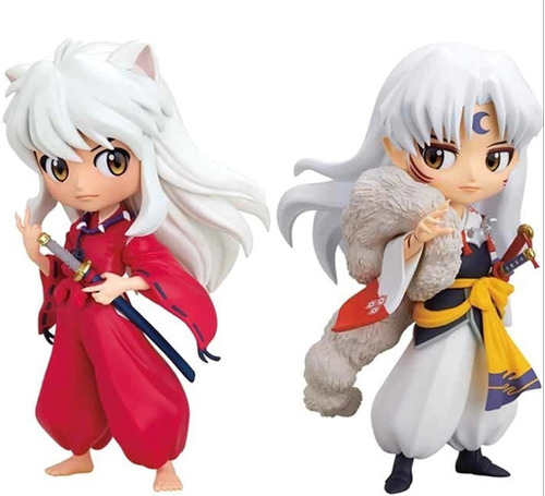 Set Figuras Inuyashay Sesshomaru Anime 15cm