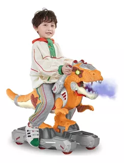 Montable De Dinosaurio Con Rugido Y Luces Para Niños