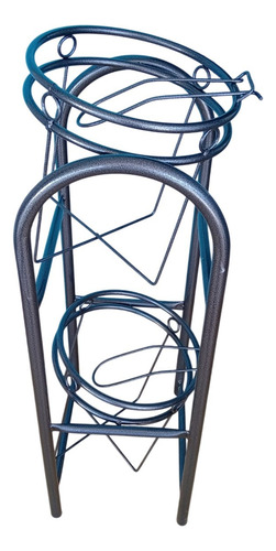 Porta 2 Garrafones De Agua, Columpio Doble, Gris