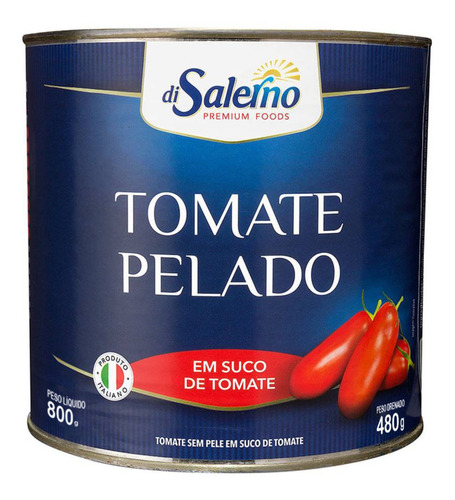 Tomate Pelado Italiano Pomodori Pelati Di Salerno 800g 