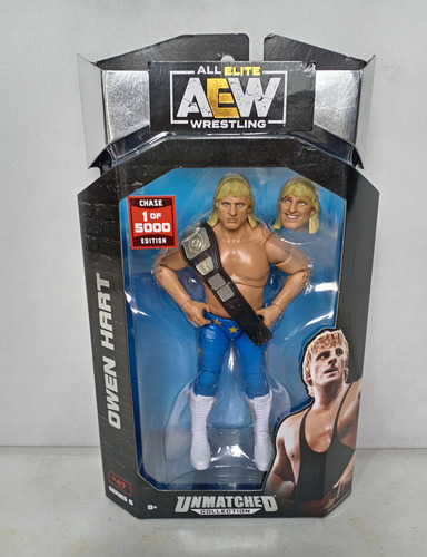 Figura Owen Hart Aew Serie 6 Unmatched Original (Usado)