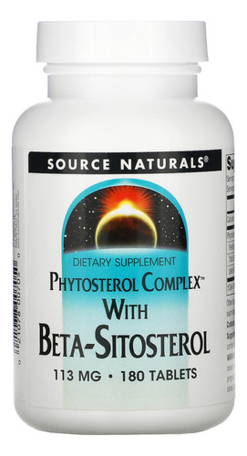 Complexo De Fitosterol Com Beta-sitosterol 113mg 180 Tablets