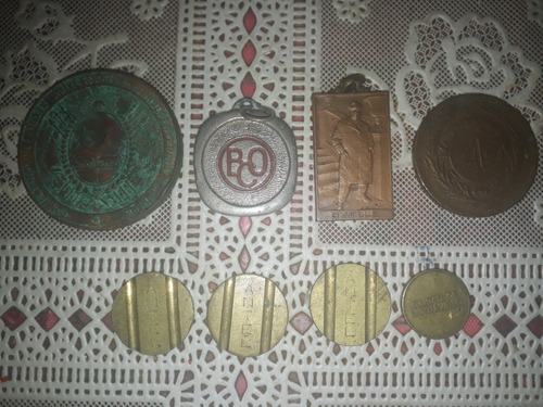 Consulte Precios. Antiguas Medallas, Fichas,moneda Cobre