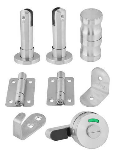 Kit Set Divisor Baño Acero Inoxidable Puerta Derecha Mueble