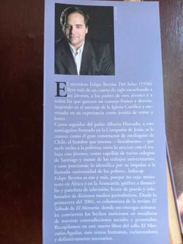 Libro De Columnas Reflexivas Del Cura Felipe Berrios S.j. (Usado)
