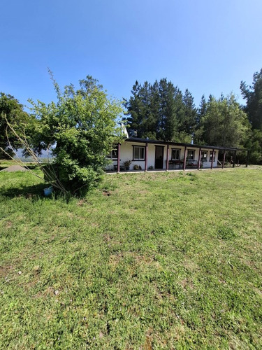 11,5ha Terreno Con Casa Y Piscina Lado Del Rio Unihue