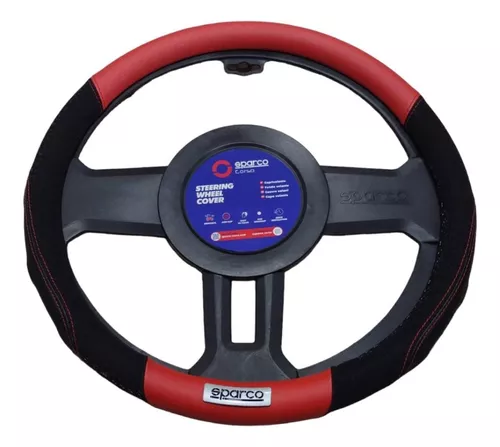 SPARCO FUNDA VOLANTE L-SPORT NEGRO/ROJA en ALDAMOVIL