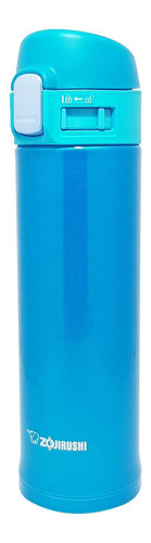 Garrafa Termica Zojirushi 340 Ml Inox Smpb Marine Blue Japão Cor Azul