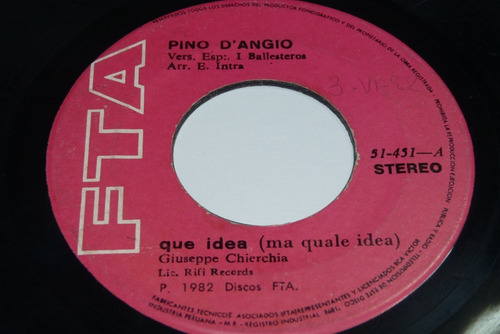 Jch- Pino D Angio Que Idea 45 Rpm