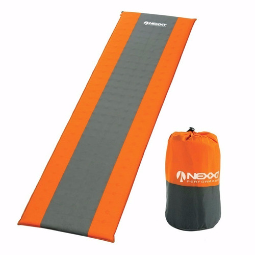 Colchoneta Autoinflable Nexxt Air Rest 3,5 Naranja Bolsa Kit