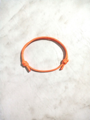 Pulsera Tobillera Ajustable Simil Cuero Amuleto De Suerte