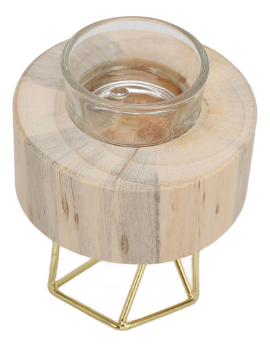 Candelabro De Madera, Soporte Decorativo Para Velas