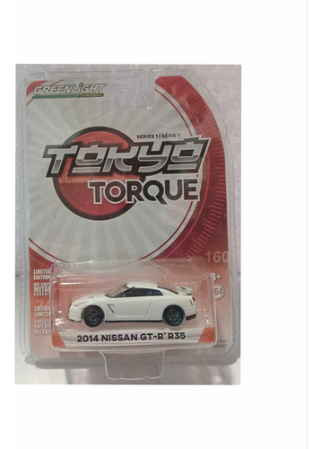 Auto Coleccion Nissan Gt-r R35 '14 Greenlight Tokio Torque